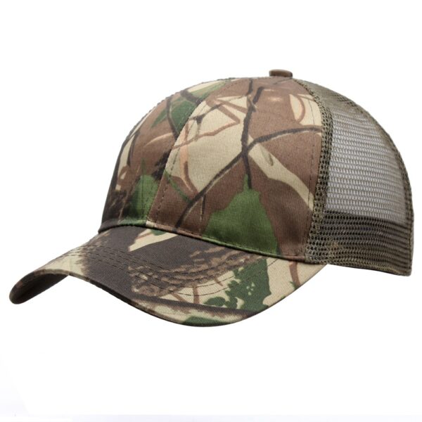 oly-7c436ad74ab546bac98bbe00d446b338 Wholesale Camouflage Mesh Baseball Cap Adjustable Sun Visor for Men Women Outdoor Sports