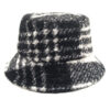 Wholesale Retro Plaid Teddy Fleece Bucket Hat Stylish Casual Fashion Accessory for Men Women Gift Resale