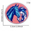 Wholesale Embroidered Iron On Patches Western Cowgirl Skull Design 24pcs Set DIY Fashion Accessory