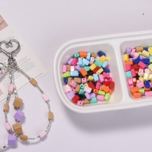 oly-7c5b37ffd9ab8892e57315eb6b68f175 Wholesale Light Luxury Style Acrylic Cartoon Beads Mixed Color for DIY Phone Chain Jewelry Making Supplies