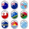 Wholesale Australian Flag Metal Keychain Keyring Car Key Accessory Gift