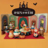 Wholesale Japanese Cat Halloween Pumpkin Resin Blind Box Ornament Home Decor Accent for Gift Resale