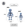 Wholesale 3D Printed Skeleton Halloween Ornament Decorative Party Gift Home Decor