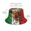 Wholesale Retro Double Sided Eagle Print Fisherman Hat Sun Hat Unisex Fashion Accessory