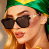 oly-7c92ff845101e8da9210546c81b0119d Wholesale Retro Square Frame Y2K Sunglasses UV400 Black Fashion Accessory for Resale