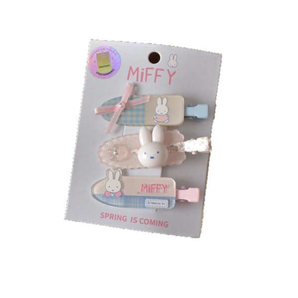 oly-7cb6e09eaf940e6d1071a3600b160a97 Wholesale Rabbit Floral Spring Glitter Seamless Acrylic Duckbill Hair Clip Fashion Accessory Gift