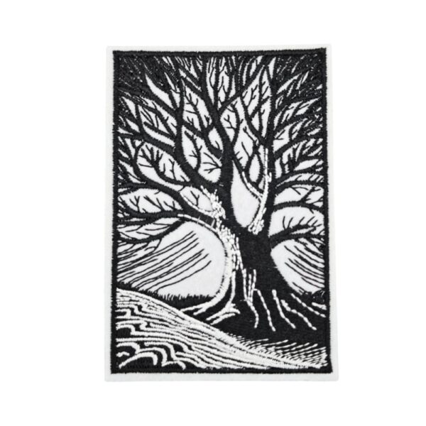 Wholesale Polyester Thread Embroidered Iron-On Patch Viking Design Fashion Repair Patch for Coats