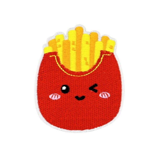 Wholesale Cute Cartoon Food Iron-on Patches Hamburger Ice Cream Embroidered Craft Supply for Resale
