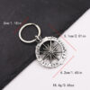 oly-7cd00bc68272c7f75fca9db4c793eaa4 Wholesale Zinc Alloy Keychain with Single Wing Pendant, Hip Hop Style Bag Charm for Everyday Use