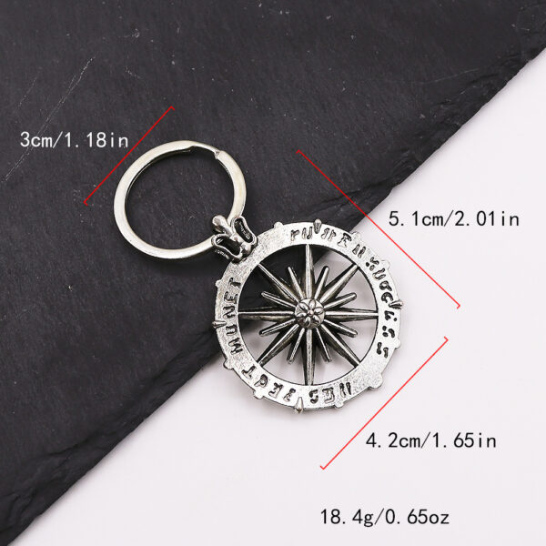 oly-7cd00bc68272c7f75fca9db4c793eaa4 Wholesale Zinc Alloy Keychain with Single Wing Pendant, Hip Hop Style Bag Charm for Everyday Use