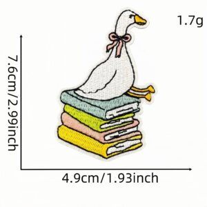 Cartoon funny goose cloth sticker 5 #