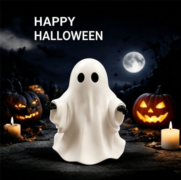 Wholesale Resin Ghost Halloween Figurine Decorative Home Decor Gift for Birthday Party