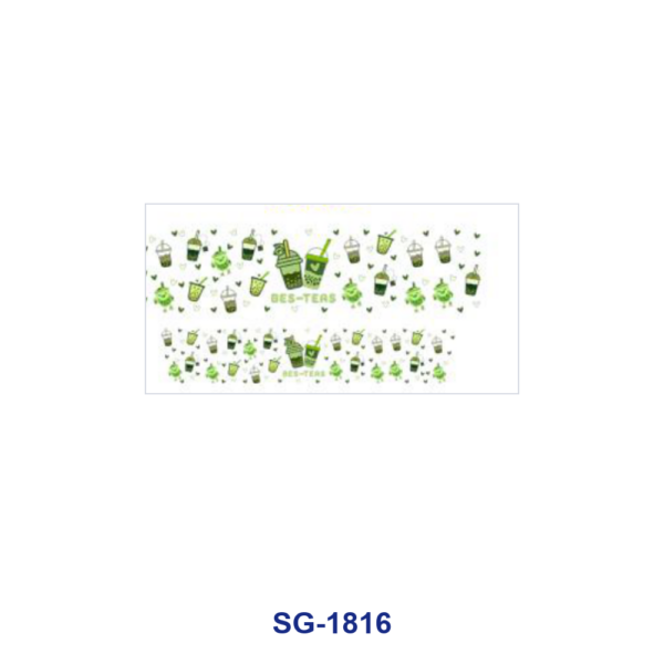 Wholesale 8pcs Cartoon Bear Mermaid Princess Pattern 3oz Cup Stickers Wrap OLY Exclusive