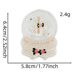 Solid color cloth stickers 23#