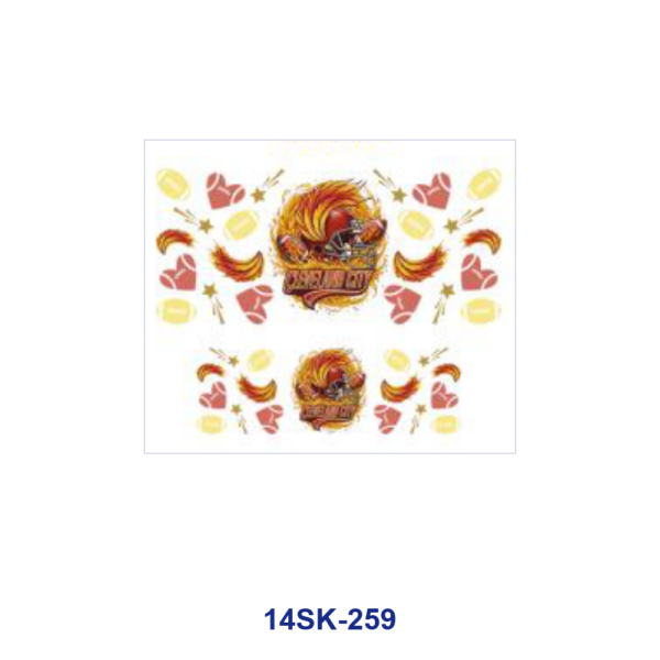 oly-7d2244eabcfd7522a695894ac1e77792 Wholesale 2/4/8pcs Football Helmet Style Mini Cup Keychain Sticker