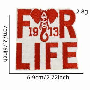 Sorority cloth patch 26#