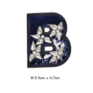 Royal blue letter B