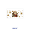oly-7d67e7095ae7e6a583ce6640ae002222 Wholesale 5pcs Vintage Handpaint Golden Star Moon Countryside Figure Mixed Decor Prints 16oz Cup UV DTF Wraps