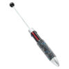 Wholesale Creative DIY Sugar Bead Multi-Color Retractable Ballpoint Pen for Student Journaling Resale Gift