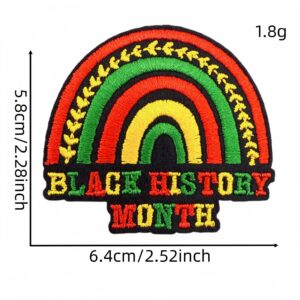 Black history month fabric patch 3#