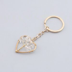 Gold + White Crystal (3cm)