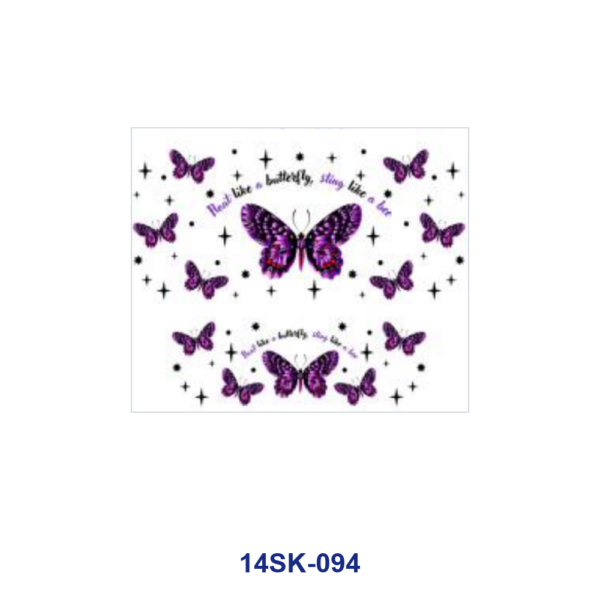 oly-7dabfd8c66aa9b4e789d5c308541169e Wholesale 2/4/8pcs Butterfly Floral Mini Cup Keychain Sticker
