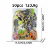 Wholesale Halloween Ghost Witch Towel Embroidery Patch Set for DIY Clothing Repair Decorative Gift Resale
