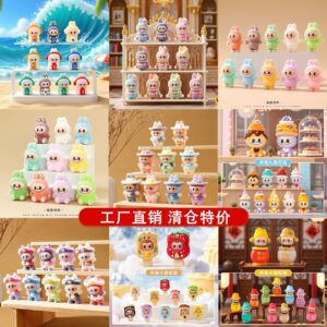 Wholesale Trendy Resin Bunny Figurine Set 10 Styles DIY Craft Accessory Desktop Decoration Gift
