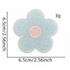 Wholesale Chic Floral Self Adhesive Embroidery Patches Polyester Thread for Everyday Bag Accessory