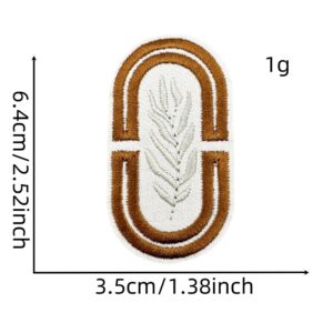 Solid color bohemian cloth patch 12 #