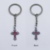 Wholesale Metal Cross Pendant Keychain - Light Luxury Decorative Keyring Accessory