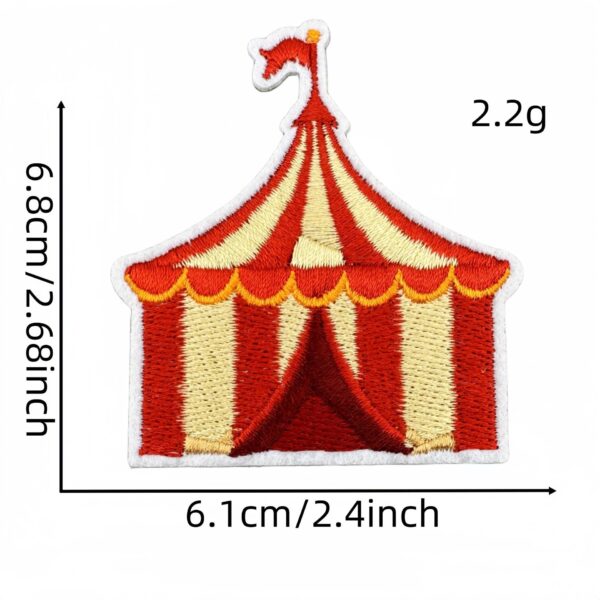 oly-7e0a948416c77fdfbf98880e96525ef4 Wholesale Embroidery Clown Patch Circus Theme Decorative Sticker for Party Craft Gift