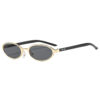 oly-7e19e6e62beac958c9ac1e9d4e624c32 Wholesale Trendy Oval Retro Sunglasses Gold Frame Gray Lens UV400 Sun Protection for Summer