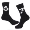 Wholesale Chinese Character Socks Unisex Mid Calf Polyester Cotton Fashion Accessory