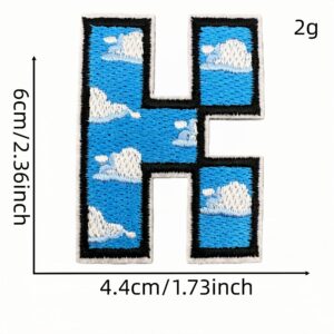 English alphabet cloth sticker k
