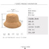 Wholesale Korean Style Solid Color Fisherman Hat for Women Wide Brim Sun Protection Fashion Accessory