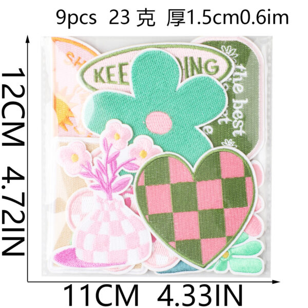 oly-7e6e1132c1daea863bb7236a3947e7c1 Wholesale Floral Vase Embroidery Patch Iron-On Decorative Accent for Resale