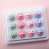 Wholesale Hand Painted Acrylic Loose Beads Colorful Mixed DIY Jewelry Making Supplies Gift