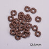 Wholesale Painted Acrylic Spacer Beads Wave Donut Shape Mixed Colors for DIY Jewelry Bag Charm