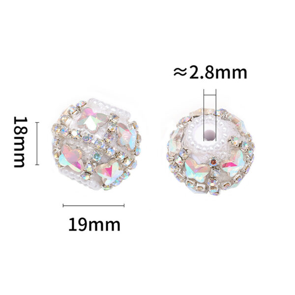 oly-7e92f7cbf719516ac7378115ae82816a Wholesale Fashion Butterfly Beaded Acrylic Charm DIY Jewelry Accessory for Bag Phone Gift Resale
