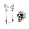 Wholesale Halloween Skeleton Skull Decorative Prop Plastic Party Accessory Gift