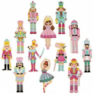 Wholesale Polyester Embroidered Iron-On Patches Cartoon Princess Knight Decorative Accent for Everyday Use