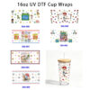 Wholesale 5pcs Western Cowboy Cartoon Star 16oz Cup UV DTF Wraps OLY Exclusive