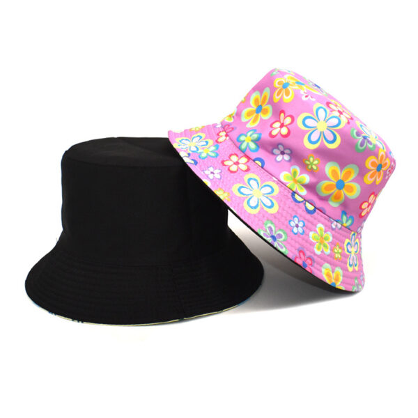 oly-7ed02e36fb32f8dc51c457e3df251058 Wholesale Trendy Floral Double Faced Fisherman Hat Stylish Sun Protection Hat for Men Women Boutique Resale or Beach Gift