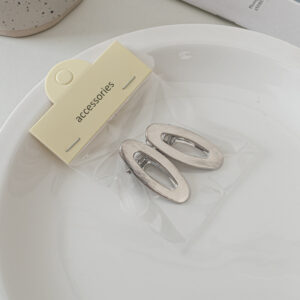 21# short oval-silver -4cm