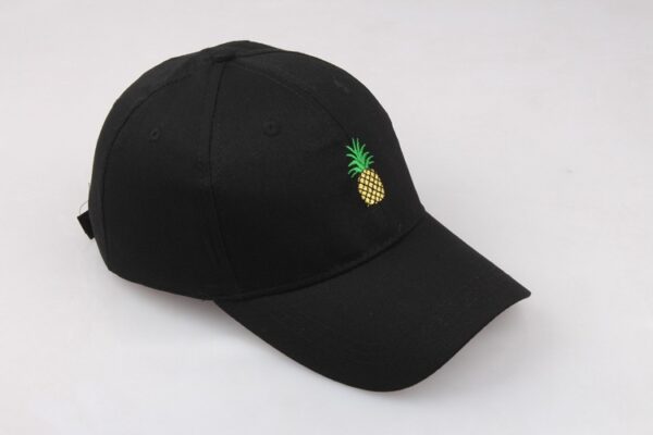 oly-7ee8f0bfbca74125ebdfab01326af9b8 Wholesale Embroidered Baseball Cap with Pineapple Design, Casual Summer Hat for Adults