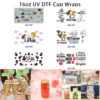 oly-7ef0260baa45c2dab244aeb3a2258a20 Wholesale 5pcs Retro Lab Male Portrait Medical Nurse Cartoon Heart EKG Line Mixed Graphic Print 16oz Cup UV DTF Wraps OLY Exclusive