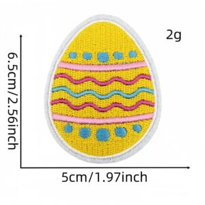 Easter egg cloth stickers 7#