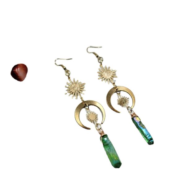 oly-7ef584ac9fb18dcc754a381584776bb1 Wholesale Moon Sun Design Alloy Earrings Trendy Fashion Accessory Gift for Party