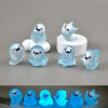 Wholesale Glow-in-the-Dark Ghost Keychain Halloween Resin Pendant Decorative Gift
